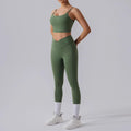 High Waist Tight Yoga Workout Clothes Sports Suit Women