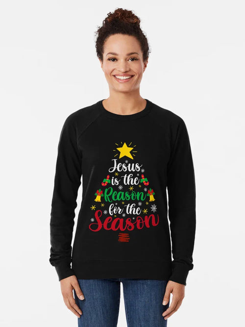 Christmas Holiday Christian Jesus Is the Reason for The Season